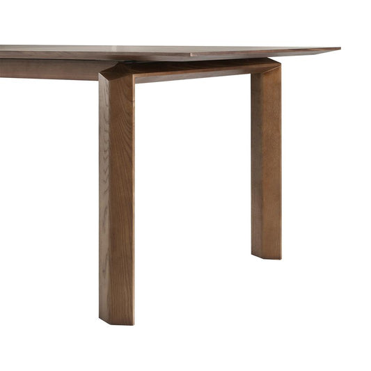 Armen Living - Treviso Mid-Century Extension Dining Table in Walnut Finish and Top - LCTVDIWA veiw 2