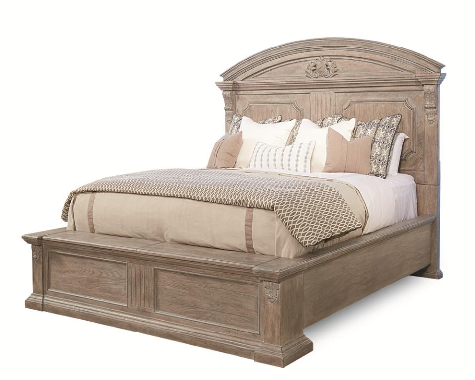 A.R.T. Furniture - Arch Salvage Cal King Chambers Panel Bed - Parch - 233157-2802 veiw 1