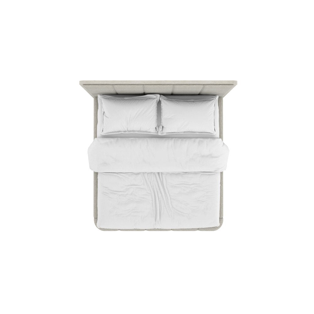 A.R.T. Furniture - Ashlar Queen Upholstered Panel Bed in White - 333125-2250 veiw 3