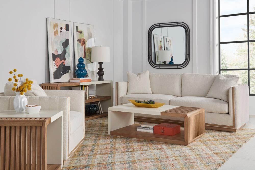 A.R.T. Furniture - Cassat Channeled Sofa in White - 522501-5302AA veiw 9