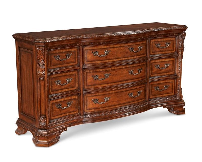 A.R.T. Furniture - Old World - Drawer Dresser In Pine Medium Cherry Finish - 143131-2606_CLOSEOUT veiw 1