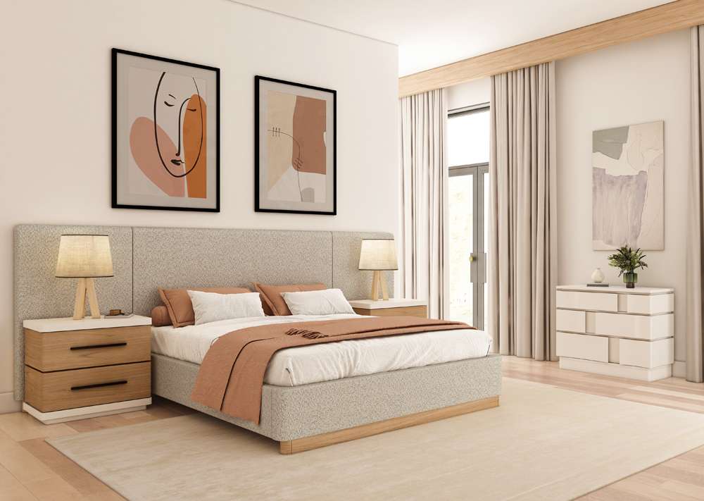 A.R.T. Furniture - Portico Queen Upholstered Bed with End Panel - 323125-3335W veiw 5