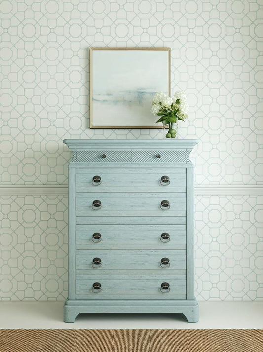 A.R.T. Furniture - Summer Creek 8 Drwr Chest – Shutter Blue - 251150-1361 veiw 2