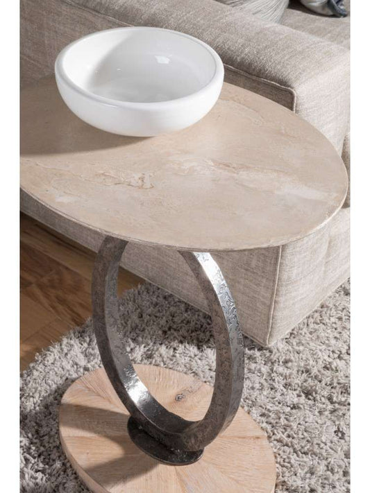 Artistica Home - Signature Designs Clement Oval Spot Table - 21W x 16.25D x 25H - 2179-952 veiw 2