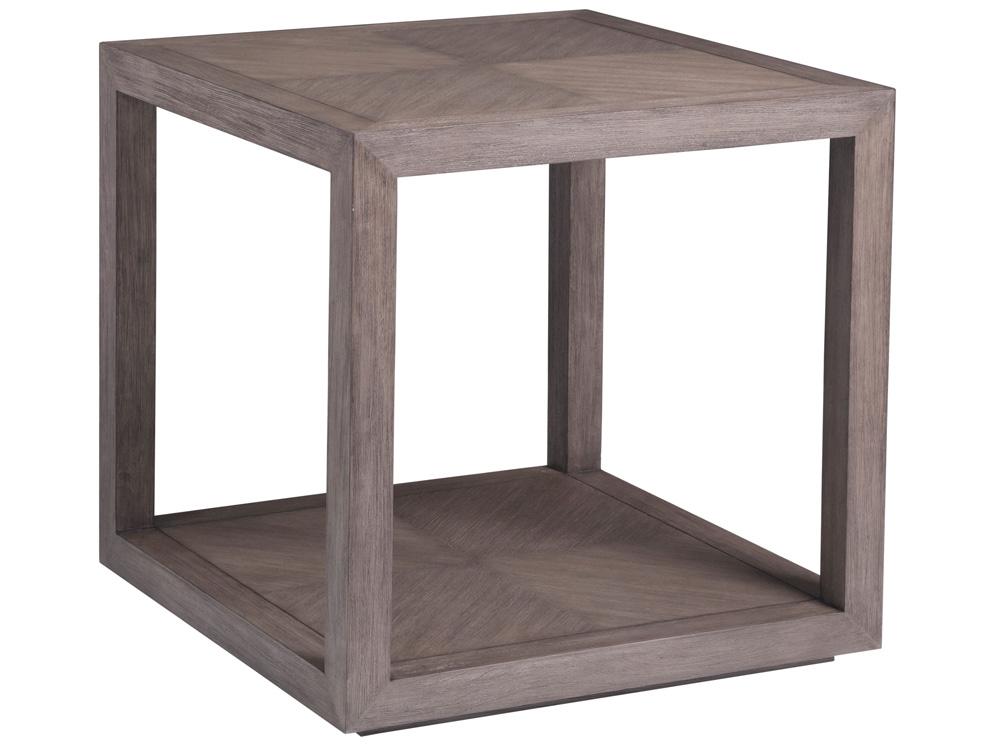 Artistica Home - Cohesion Program Credence Square End Table, Grigio - 2094-957-41 veiw 1