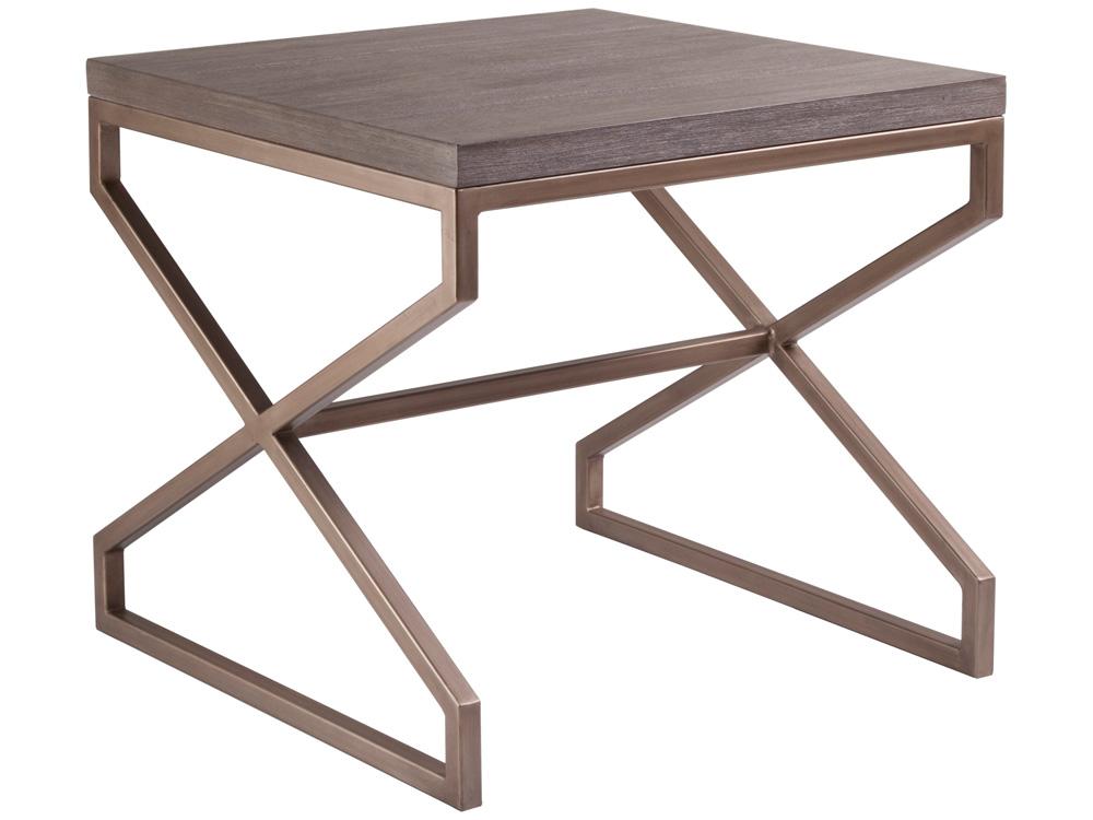 Artistica Home - Cohesion Program Edict Square End Table, Grigio - 2088-957-41 veiw 1