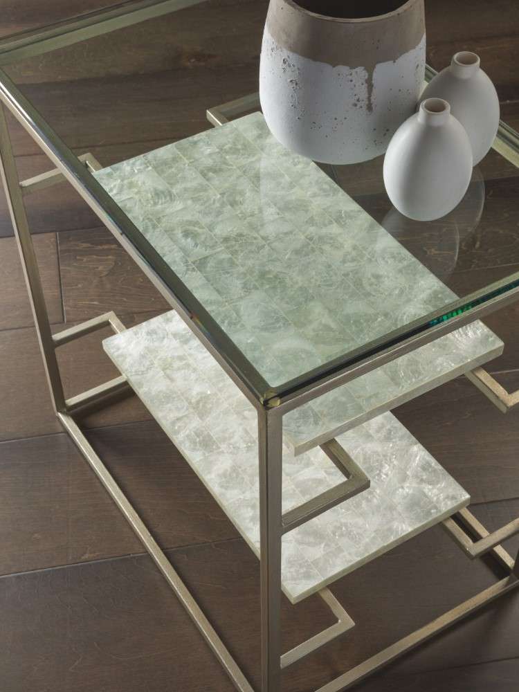 Artistica Home - Signature Designs Cumulus Capiz Tier Table - 24W x 16D x 24H - 2156-955C veiw 2