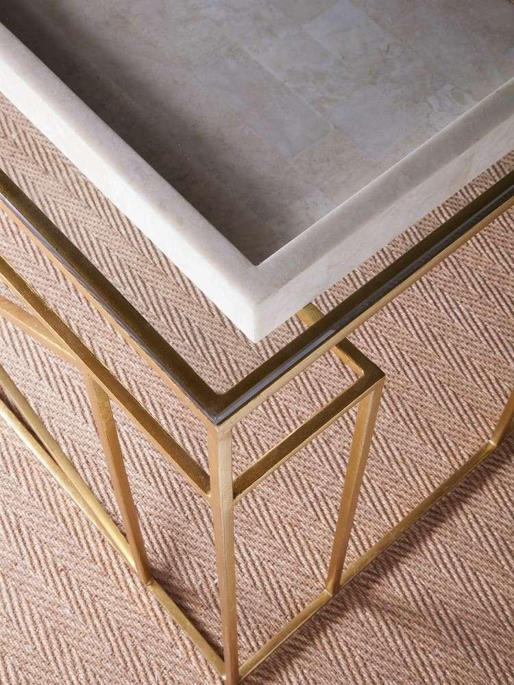 Artistica Home - Signature Designs Cumulus Writing Table - Gold foil finish - 2024-933C veiw 2