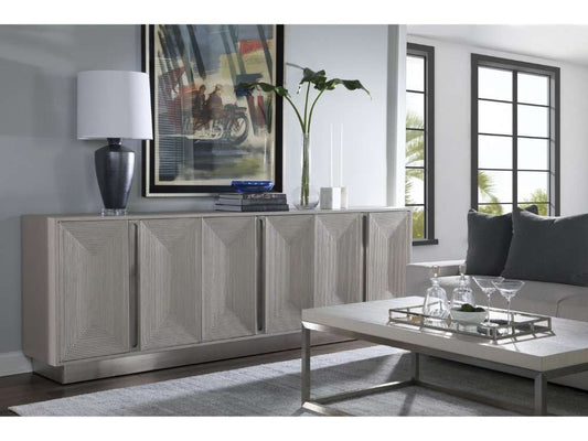 Artistica Home - Signature Designs Gradient Long Media Console - White Gray finish - 2119-908 veiw 2