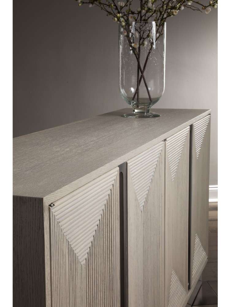 Artistica Home - Signature Designs Gradient Media Console/Buffet - White oak solids - 2119-907 veiw 3
