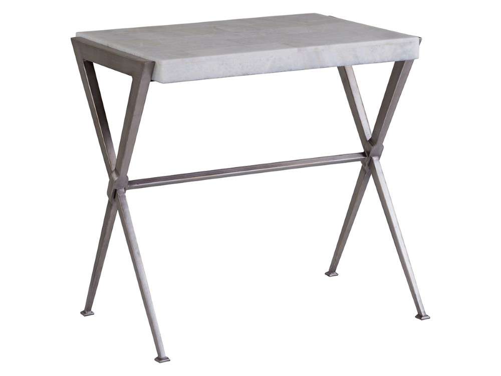 Artistica Home - Signature Designs Greta Rectangular End Table - Light Gray Onyx - 2080-955 veiw 1