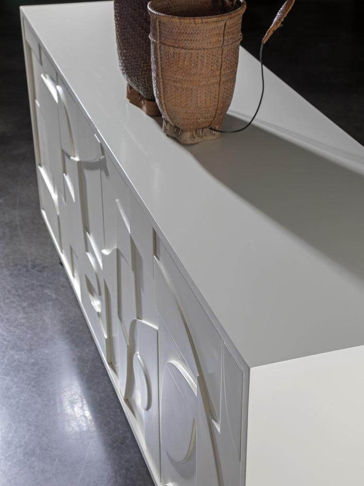 Artistica Home - Signature Designs Bardo Long Media Console, White - 2312-908 veiw 3