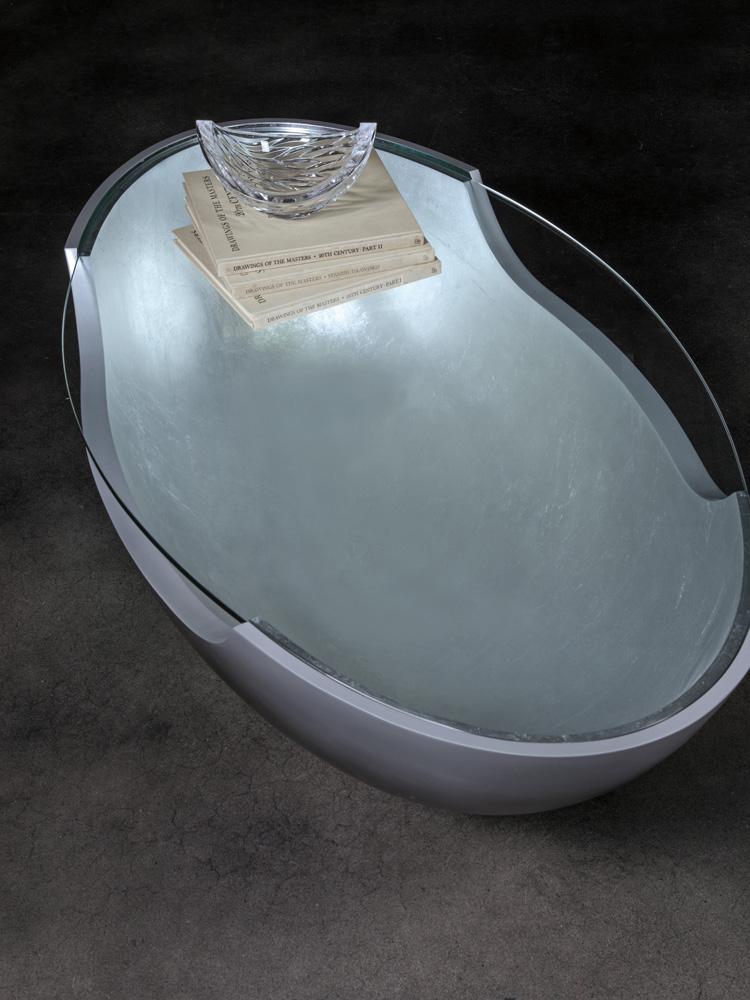 Artistica Home - Signature Designs Circa Cocktail Table, Silver Leaf - 2275-949 veiw 3