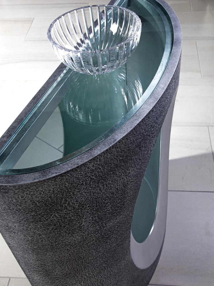 Artistica Home - Signature Designs Circa Console, Silver Leaf - 2275-966 veiw 3