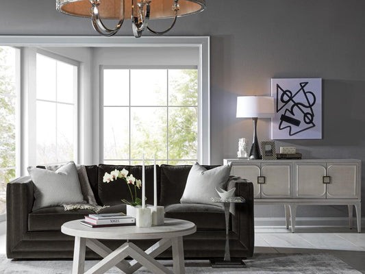 Artistica Home - Signature Designs Isoceles Round Cocktail Table, Misty White Gray - 2282-943 veiw 2
