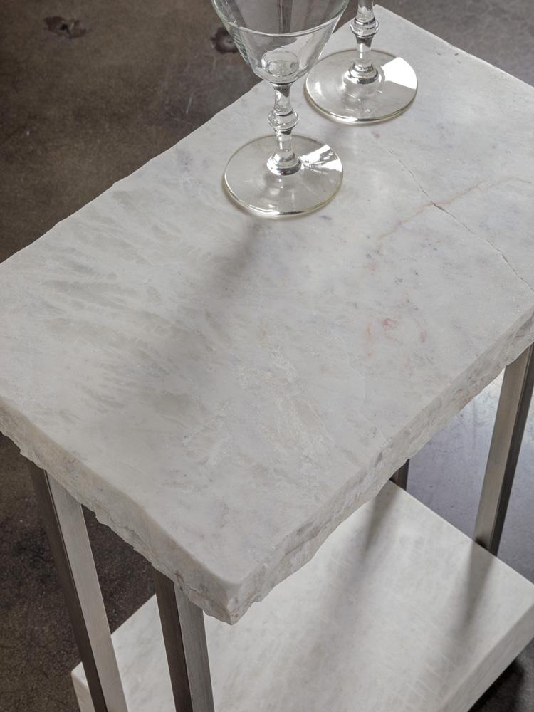 Artistica Home - Signature Designs Kenzo Rectangular Spot Table, Silver Leaf - 2299-950 veiw 3