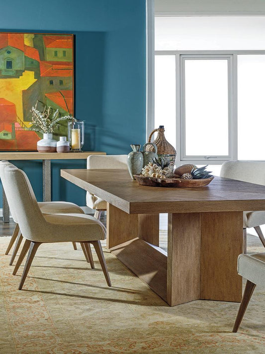 Artistica Home - Signature Designs Liason Rectangular Dining Table, Medium Brown - 2269-877C veiw 2