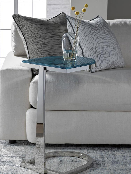 Artistica Home - Signature Designs Placido Spot Table, Stainless Steel - 2302-950 veiw 2