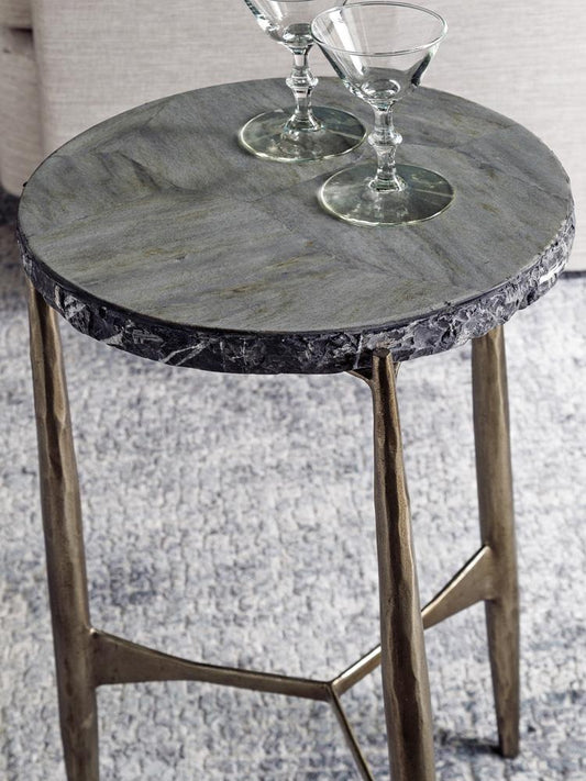 Artistica Home - Signature Designs Tybalt Spot Table, Silver Leaf - 2320-950 veiw 2