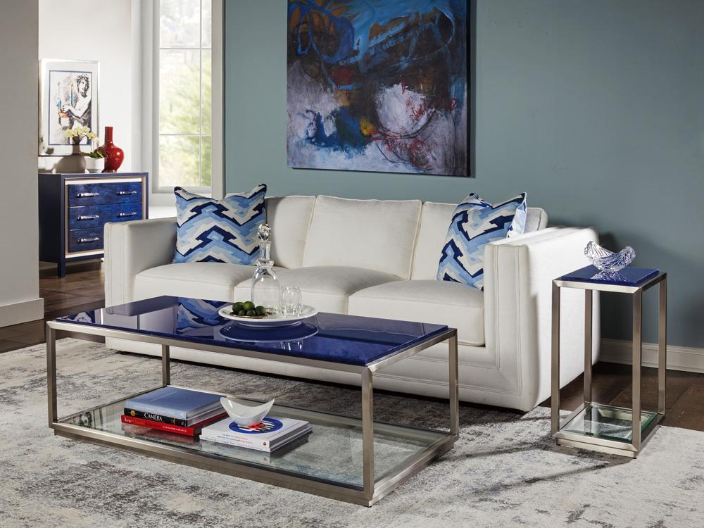 Artistica Home - Signature Designs Ultramarine Spot Table, Stainless Steel - 2288-950 veiw 3