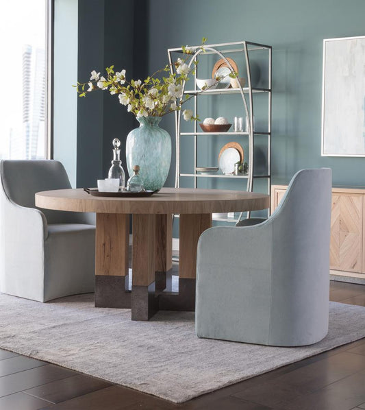 Artistica Home - Verite Round Dining Table, Light Oak - 2240-870C veiw 2