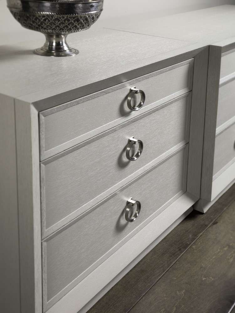 Artistica Home - Signature Designs Zeitgeist White Drawer Hall Chest - 36W x 20D x 35H - 2140-973 veiw 3