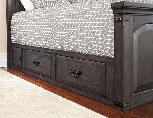 Avalon Furniture - Aspen Village King Storage Bed veiw 2