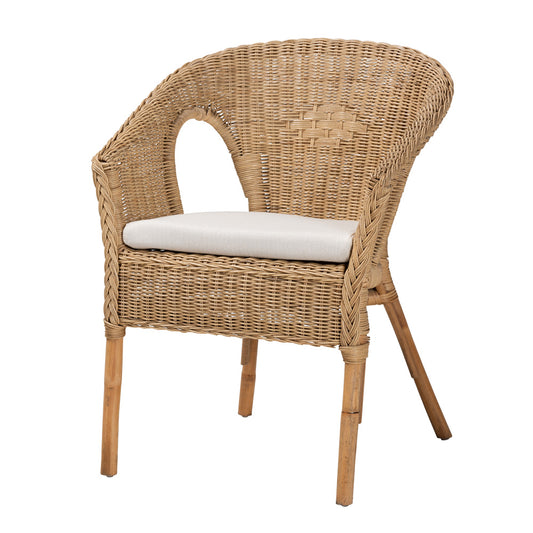 bali & pari - Abbey Living Room Set in White/Natural Brown - Abbey-Rattan-3PC Set view 2