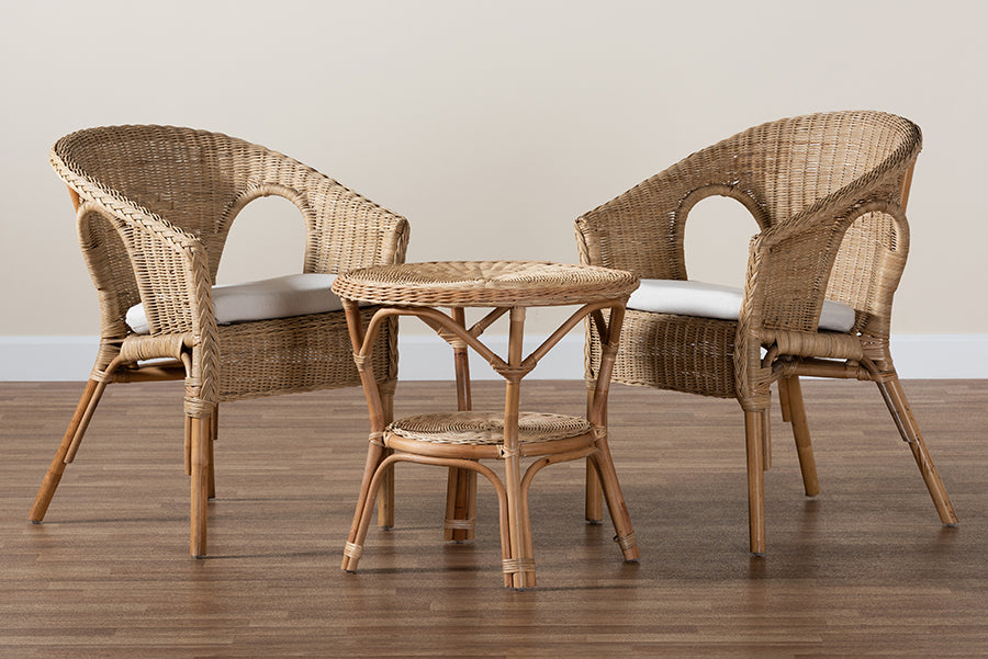bali & pari - Abbey Living Room Set in White/Natural Brown - Abbey-Rattan-3PC Set view 10