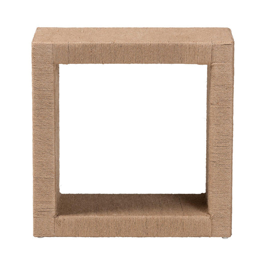 bali & pari - Adonica End Table in Natural Brown - F232-FT18-Seagrass-End Table view 2