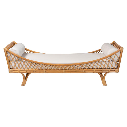 bali & pari - Akemi Daybed in Light Honey - Akemi-Natural Rattan-Cushioned-Daybed view 2