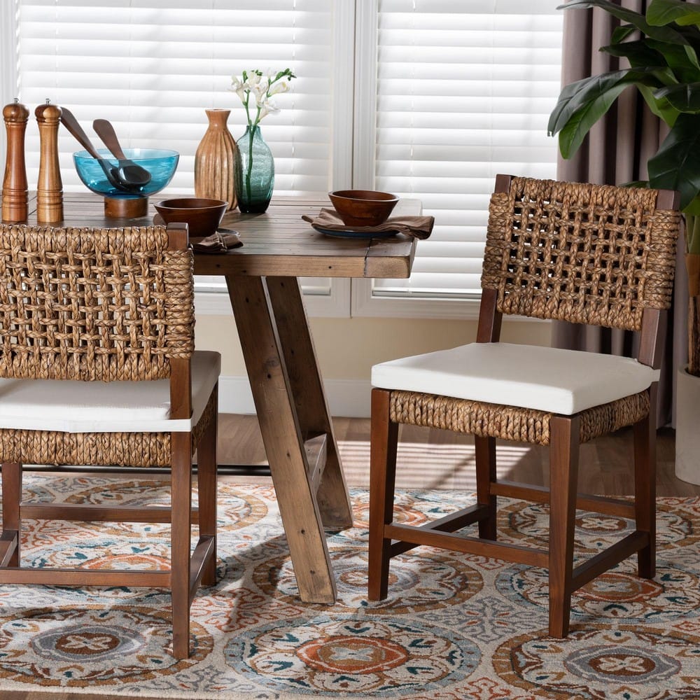 bali & pari - Alise Dining Chair in Natural/Earthy Brown - Alise-Mahogany-Brown-Cushion-DC view 8