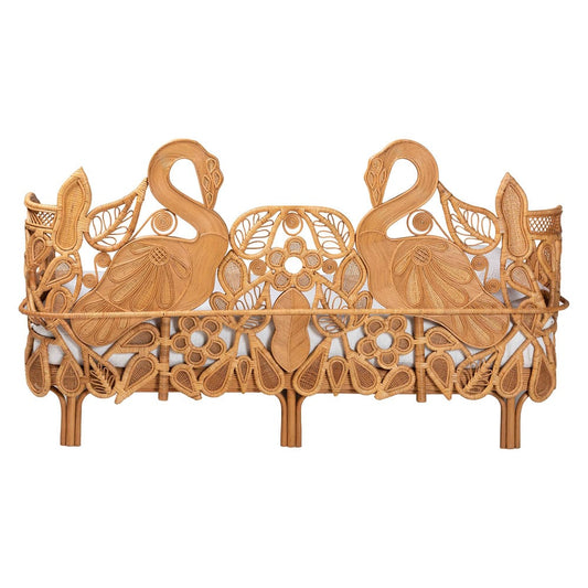 bali & pari - AvesDaybed in Light Honey - Aves-Light Honey Rattan No Mattress-Daybed view 4