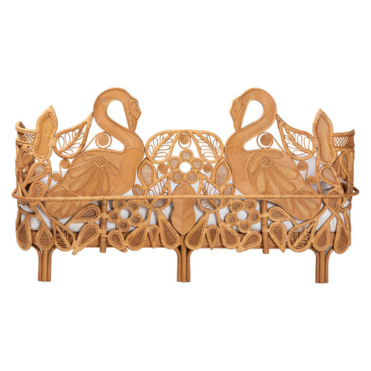 bali & pari - AvesDaybed in Light Honey - Aves-Light Honey Rattan No Mattress-Daybed view 4