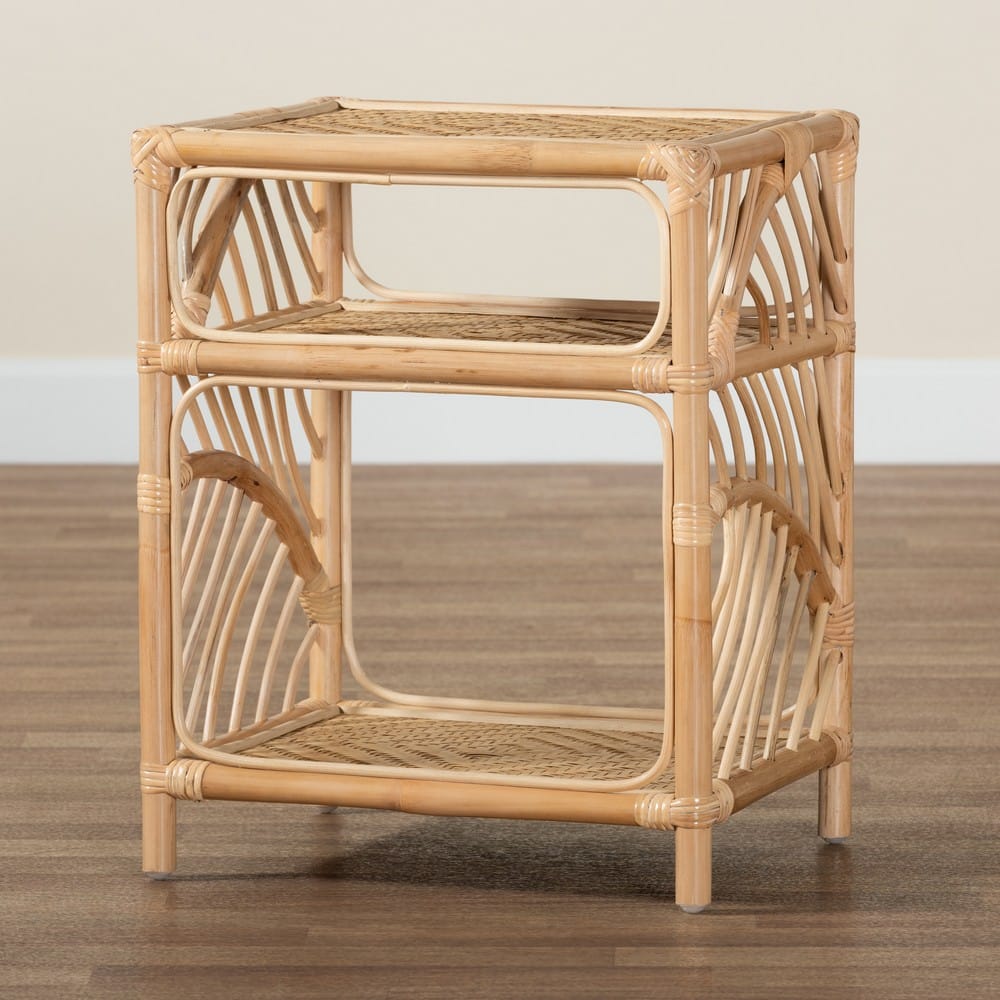 bali & pari - Baara Nightstand in Natural Brown - WS012-Rattan-NS view 7