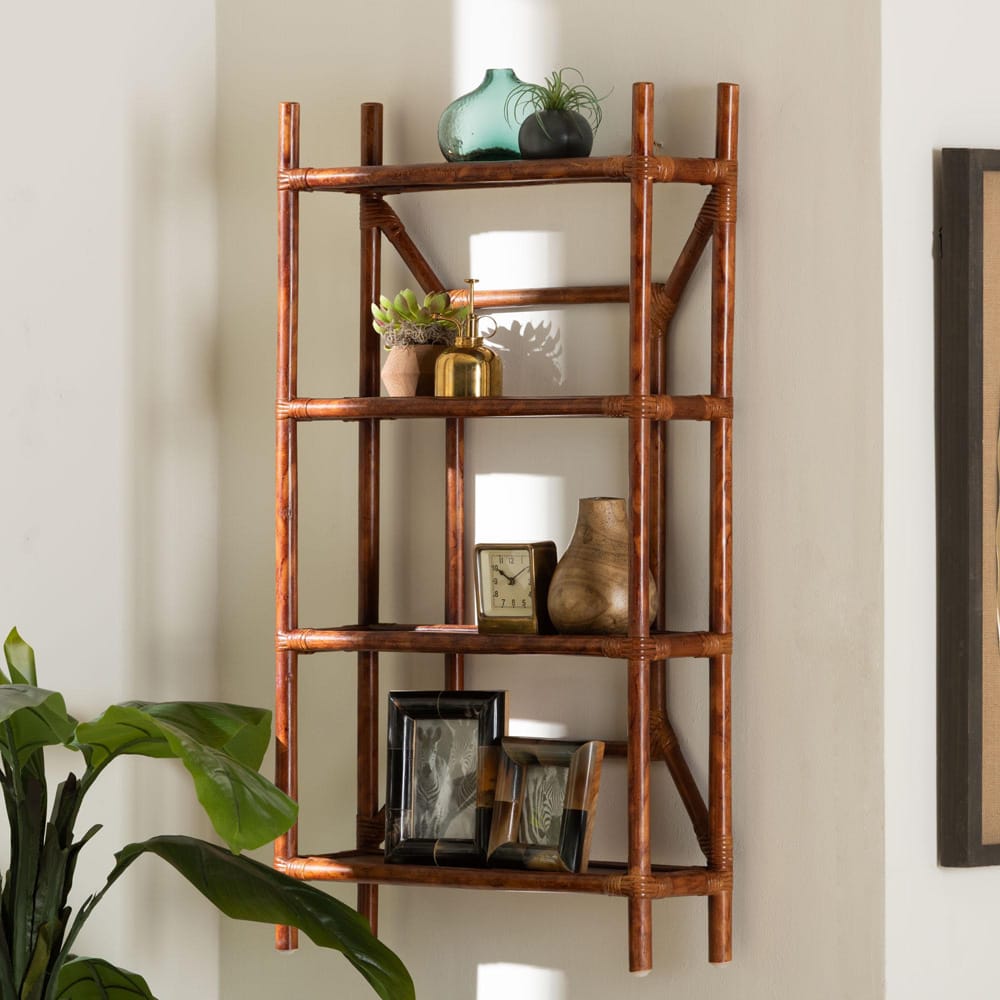 bali & pari - BasileStorage Cabinet in Marbled Tortoise Brown - WS198-Tortoise Rattan-Shelf view 9