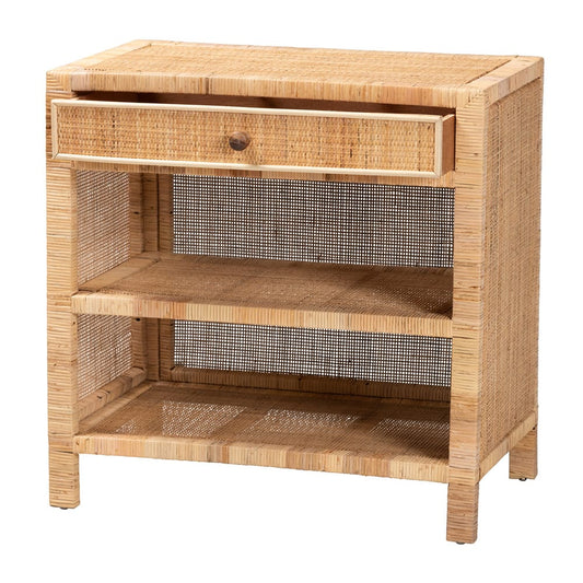 bali & pari - Bella Console Table in Natural Brown - Bella-Mahogany-Console view 2