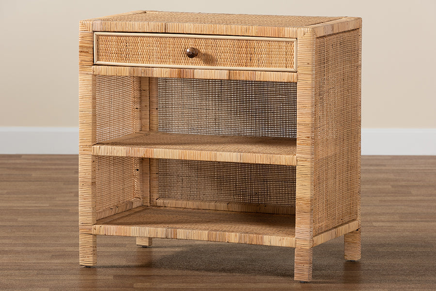 bali & pari - Bella Console Table in Natural Brown - Bella-Mahogany-Console view 10
