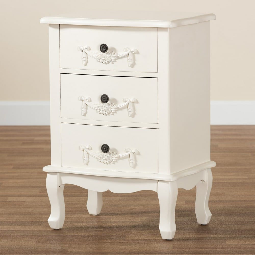 bali & pari - Callen End Table in White - JY18B018-White-3DW-ET view 9