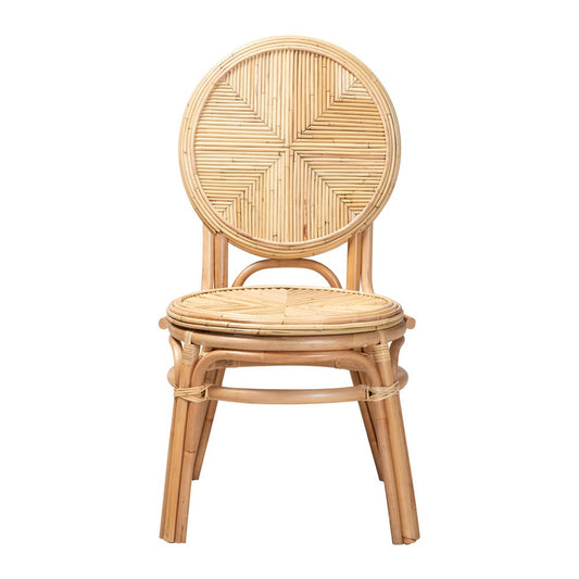 bali & pari - Carita Dining Chair in Natural Brown - Carita-Rattan-DC view 2