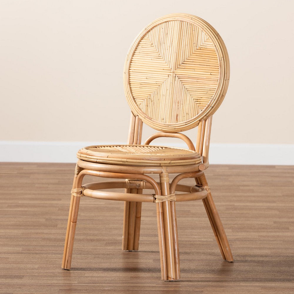 bali & pari - Carita Dining Chair in Natural Brown - Carita-Rattan-DC view 9