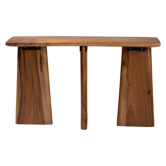 bali & pari - Caruso Console Table in Natural - Chen-Natural/Wooden-Console Table-KD-Box view 2