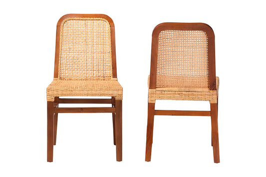 bali & pari - Caspia Dining Chair Set of 2 - Caspia-Teak-DC view 2