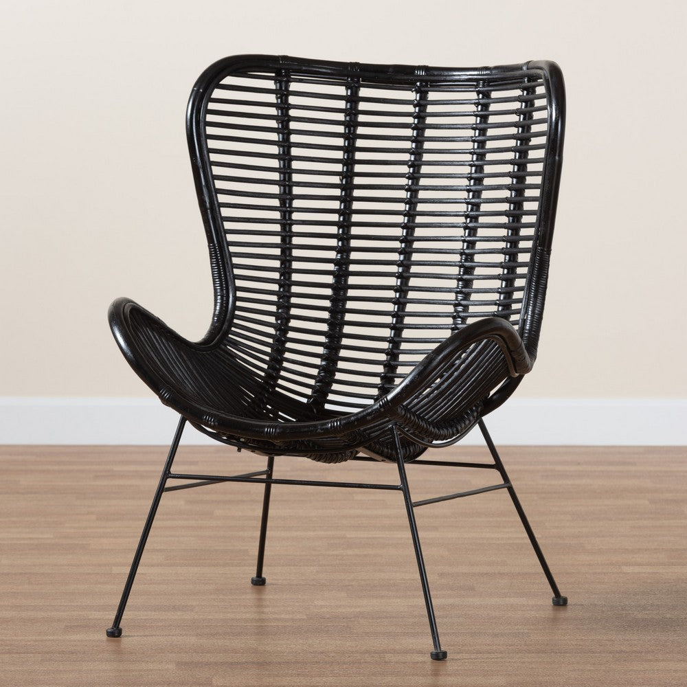 bali & pari - Colorado Chair in Black - Colorado-Black/Rattan-CC view 9