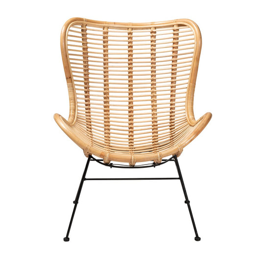 bali & pari - Colorado Chair in Natural Brown - Colorado-Natural/Rattan-CC view 2
