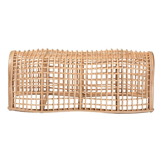 bali & pari - Daiki Bench in Natural - Daiki-Rattan Pitrit Decor-Bench view 2