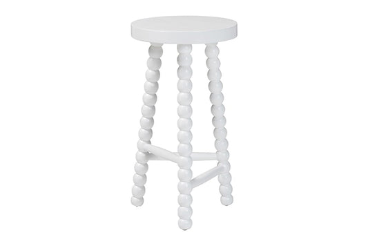 bali & pari - David Counter Stool - Juan-White Wooden-CS view 2