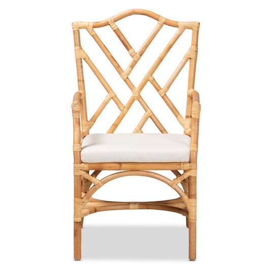 bali & pari - Delta Chair in Natural/White - Delta-Natural-DC view 2