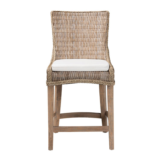 bali & pari - Derris Counter Stool in Greywashed - MD-39818-KB Derris-Grey Natural Rattan-CS view 2