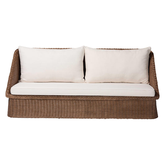 bali & pari - Derris Sofa in Peanut Brown - Derris-Peanut Brown/Rattan-Sofa view 2
